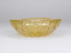  Barovier Toso Ercole Barovier Toso Cordonato D oro Golden Murano Glass Bowl Italy 1960s - 4431505