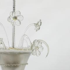  Barovier Toso Flowers pot Barovier Murano Glass ceiling lamp Italy 1940s - 3501533
