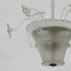  Barovier Toso Flowers pot Barovier Murano Glass ceiling lamp Italy 1940s - 3501541