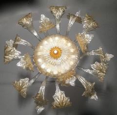  Barovier Toso Gold Royal Chandelier by Barovier Toso 1980s - 666945