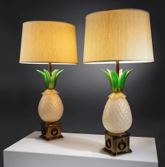  Barovier Toso IMPORTANT PAIR OF PINEAPPLE FORM MURANO GLASS TABLE LAMPS BY BAROVIER TOSO - 4126458