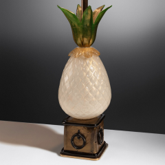  Barovier Toso IMPORTANT PAIR OF PINEAPPLE FORM MURANO GLASS TABLE LAMPS BY BAROVIER TOSO - 4126460