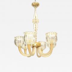  Barovier Toso Italian 1940s Murano Chandelier - 740618