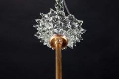  Barovier Toso Italian Barovier Attrib Rostrato Murano Glass Chandelier Gio Ponti Style 1948 - 1622539