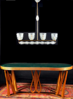  Barovier Toso Italian Barovier Attrib Rostrato Murano Glass Chandelier Gio Ponti Style 1948 - 1622546