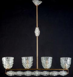  Barovier Toso Italian Barovier Attrib Rostrato Murano Glass Chandelier Gio Ponti Style 1948 - 1622547