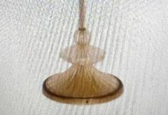  Barovier Toso Italian Mid Century Modern Neoclassical Murano Venetian Glass Floor Lamp - 4102747
