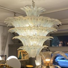  Barovier Toso L mpara Palmette de Cristal de Murano Opalina por Barovier Toso - 3849983