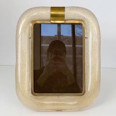  Barovier Toso Large Barovier Toso Murano Glass and Brass Picture Frame - 998965