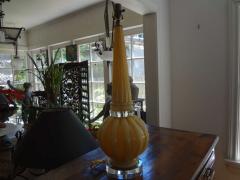  Barovier Toso Large Gold Murano Glass Lamp by Barovier - 4193820