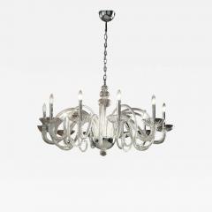  Barovier Toso Large Italian MId Century Modern Ten Arm Murano Venetian Glass Chandelier - 1772670