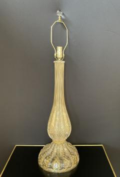  Barovier Toso Large Italian Murano Glass Table Lamp Mid Century Modern Barovier Toso Style - 3278101