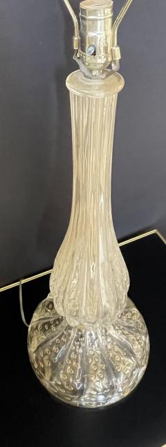  Barovier Toso Large Italian Murano Glass Table Lamp Mid Century Modern Barovier Toso Style - 3278102