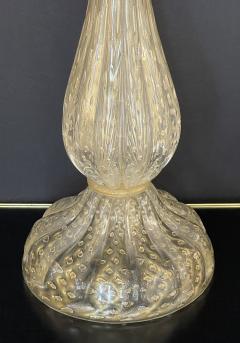  Barovier Toso Large Italian Murano Glass Table Lamp Mid Century Modern Barovier Toso Style - 3278104
