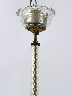  Barovier Toso Lovely Mid Century Chandelier or Pendant Lamp by Barovier Toso Italy 1950s - 4733199