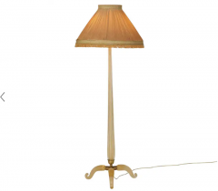  Barovier Toso MURANO GLASS FLOOR LAMP WITH GOLD FOIL INCLUSIONS BY BAROVIER E TOSO - 3476691