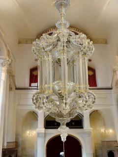  Barovier Toso Magnificent Huge Venetian Glass Lantern or Chandelier by Barovier Toso 1920 - 3808474