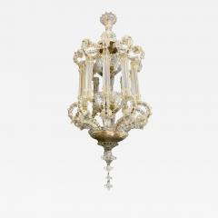  Barovier Toso Magnificent Huge Venetian Glass Lantern or Chandelier by Barovier Toso 1920 - 3813688