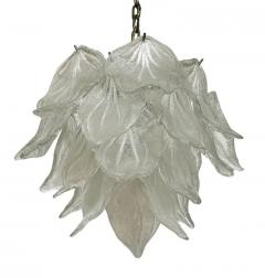  Barovier Toso Mid Century Italian Modern Murano Glass Petal Chandelier by Barovier Toso - 3670883