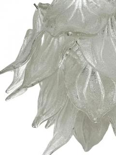  Barovier Toso Mid Century Italian Modern Murano Glass Petal Chandelier by Barovier Toso - 3670889