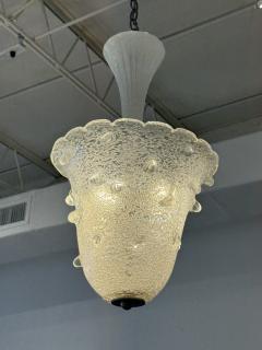  Barovier Toso Mid Century Italian Murano Glass Lantern Pendant Barovier Toso Italy - 4754167