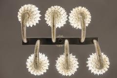  Barovier Toso Mid Century Modern Barovier Toso Rostrato Murano Glass Chandelier 1950s - 4750848