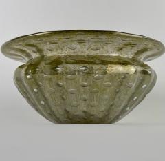  Barovier Toso Mid Century Modern Light Green Blown Murano Art Glass Bowl by Barovier - 2870641