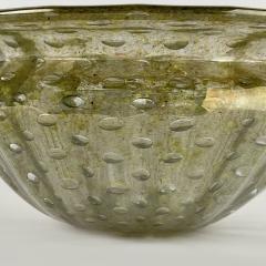  Barovier Toso Mid Century Modern Light Green Blown Murano Art Glass Bowl by Barovier - 2870644