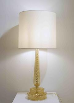  Barovier Toso Mid Century Modern Murano Glass Table Lamp by Barovier Toso - 2765079
