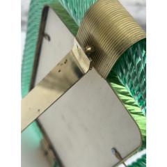  Barovier Toso Mid Century Modern Style Green Torchon Murano Glass Picture Frame - 4301619