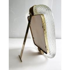  Barovier Toso Mid Century Modern Style Torchon Murano Glass Picture Frame - 4301631