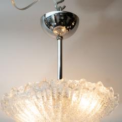  Barovier Toso Mid Century Modern Translucent Handblown Murano Pendant by Barovier e Toso - 1459792