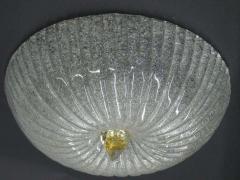  Barovier Toso Murano Glass Flush Mount Fixture Attributed to Barovier - 1780774