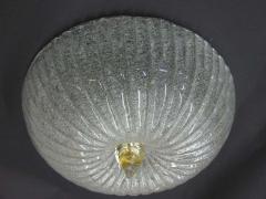  Barovier Toso Murano Glass Flush Mount Fixture Attributed to Barovier - 1780775