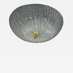  Barovier Toso Murano Glass Flush Mount Fixture Attributed to Barovier - 1785318