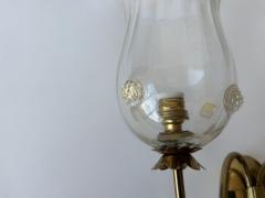  Barovier Toso Murano wall sconces by Barovier in glass and brass Italy ciorca 1950s - 4562672