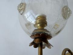  Barovier Toso Murano wall sconces by Barovier in glass and brass Italy ciorca 1950s - 4562679
