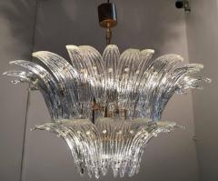  Barovier Toso Original Pair of the Famous Chandelier Palmette by Barovier Toso 1960 - 636820