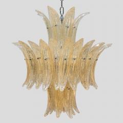  Barovier Toso PAIR OF MURANO GOLD PALMETTE CEILING LIGHTS - 2302306