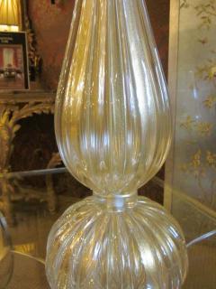  Barovier Toso Pair Large Hand blown Murano Venetian Glass Table Lamps attributed to Barovier - 1780659