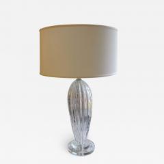  Barovier Toso Pair Mid Century Modern Style Murano Venetian Glass Table Lamps Attr Barovier - 1832997