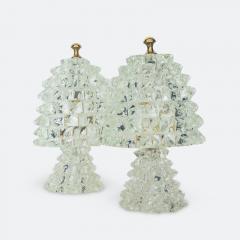  Barovier Toso Pair of 1940s Barovier and Toso Lamps - 2054760