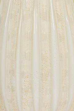  Barovier Toso Pair of Barovier Toso Italian Mid Century Bolle and Gold Fleck Table Lamps - 4656022