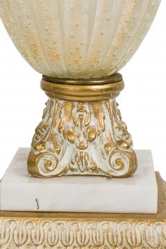  Barovier Toso Pair of Barovier Toso Italian Mid Century Bolle and Gold Fleck Table Lamps - 4656023