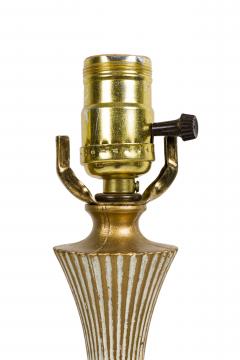  Barovier Toso Pair of Barovier Toso Italian Mid Century Bolle and Gold Fleck Table Lamps - 4656024