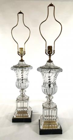  Barovier Toso Pair of Italian Modern Glass and Brass Lamps Barovier Toso - 4163060