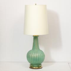  Barovier Toso Pair of Midcentury Channeled Table Lamps with Brass Detailing Barovier e Toso - 1648957