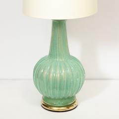  Barovier Toso Pair of Midcentury Channeled Table Lamps with Brass Detailing Barovier e Toso - 1648965
