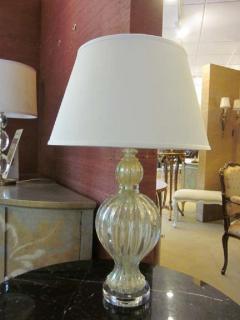  Barovier Toso Pair of Murano Venetian Glass Table Lamps Attributed to Barovier e Toso - 1736718