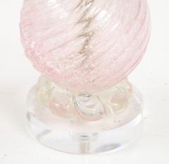  Barovier Toso Pair of Pink Barovier Murano Glass Lamps  - 2806264